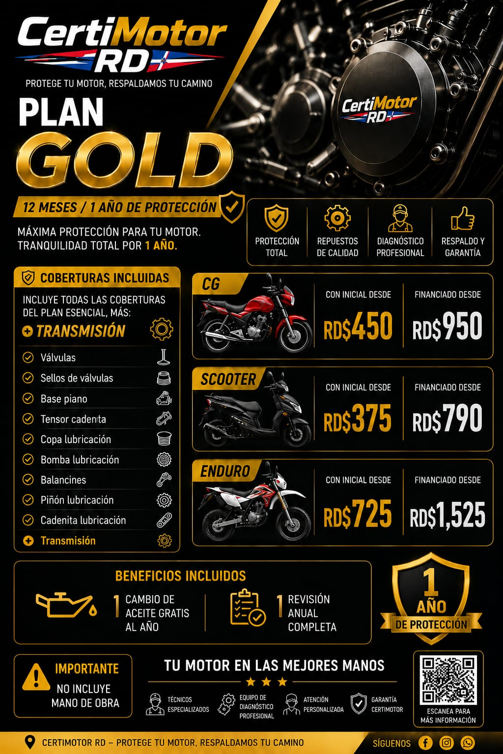 Plan Gold CERTIMOTOR RD